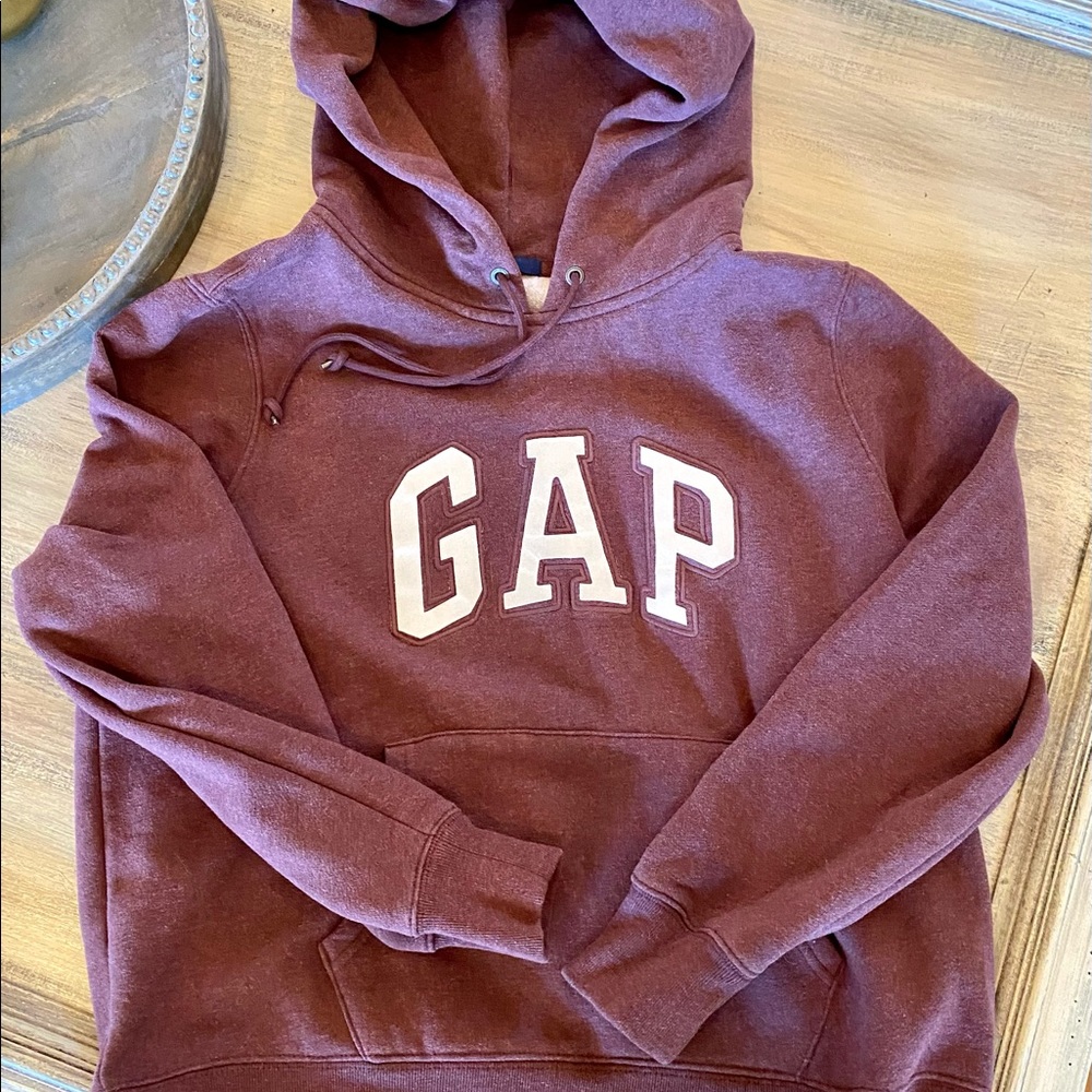 GAP NWOT vintage maroon GAP sweatshirt with hood - XL